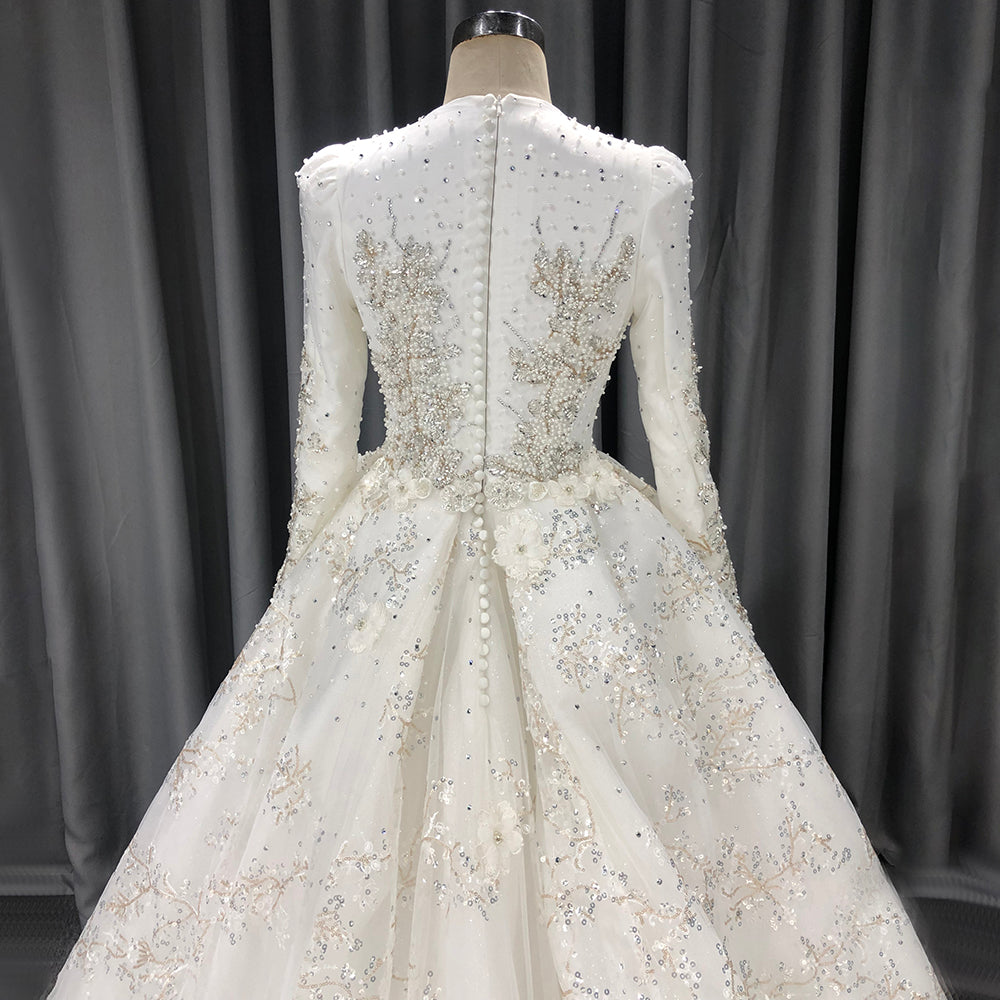 Mint Luxe Sweetheart Trouwjurken 2025 Kralen High-End Sexy Bridal Dress HA2525 Custom Made