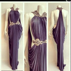 Vestido de graduación único, vestido de graduación sin espalda, vestido de graduación con cuentas, vestido de graduación de moda, vestido de fiesta sexy, vestido de noche de nuevo estilo S22777