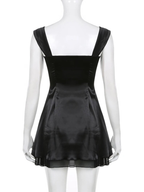 Lovely Black Straps A-line Homecoming Dress Y4035