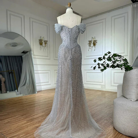 Robe de soirée sirène de luxe à perles, élégante et formelle, LA72905 