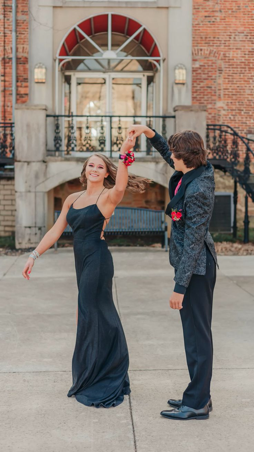 Charming Black Lace-up Back Sheath Prom Dress With Split Black Evening Dress Gala Dress Y5411