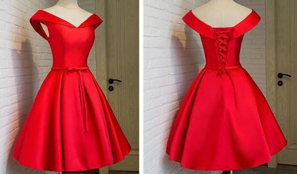 Robe de soirée simple en satin sans manches, coupe trapèze, épaules dénudées, épaules dénudées.