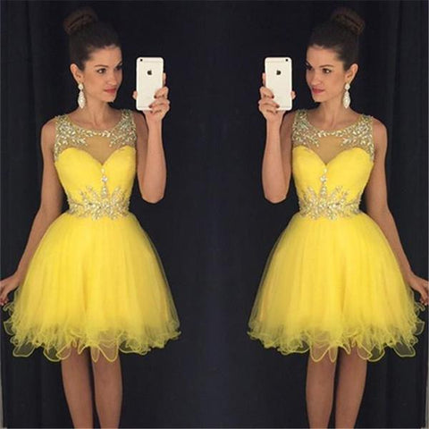 Robes de bal pas chères en tulle transparent à sequins et décolleté cœur