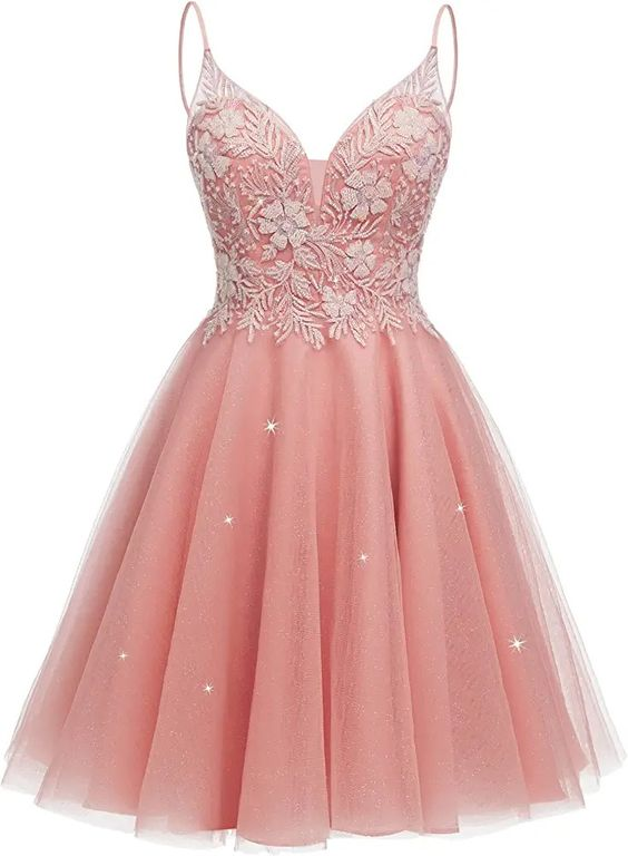 Vestidos de fiesta de tul brillante para adolescentes, minivestido de cóctel Y2411