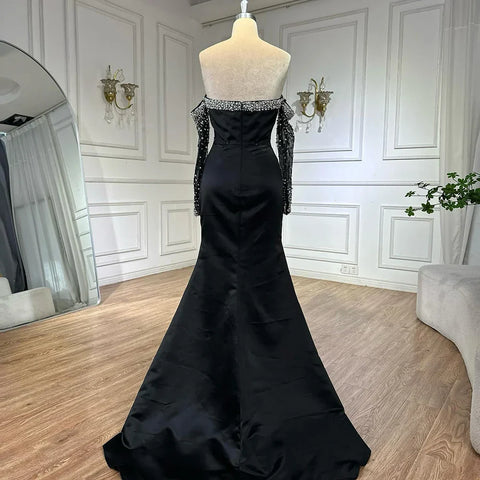 Elegant Sweetheart Yellow Satin Evening Dress LA72777