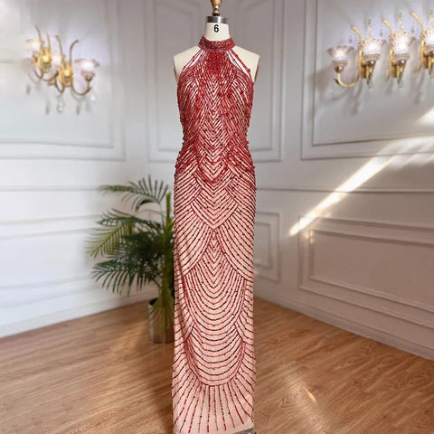 En solde, aucun retour ni remboursement. Robe de soirée sirène sexy et élégante LA6227