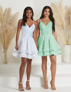 Vestidos de lentejuelas para adolescentes para el baile de bienvenida. Vestidos cortos brillantes para graduación SYH87 