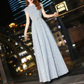 Robes de soirée élégantes sans manches à taille cintrée, collection 2025, col rond, style bal de promo, robe de mariée sexy 