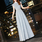 Robes de soirée élégantes sans manches à taille cintrée, collection 2025, col rond, style bal de promo, robe de mariée sexy 