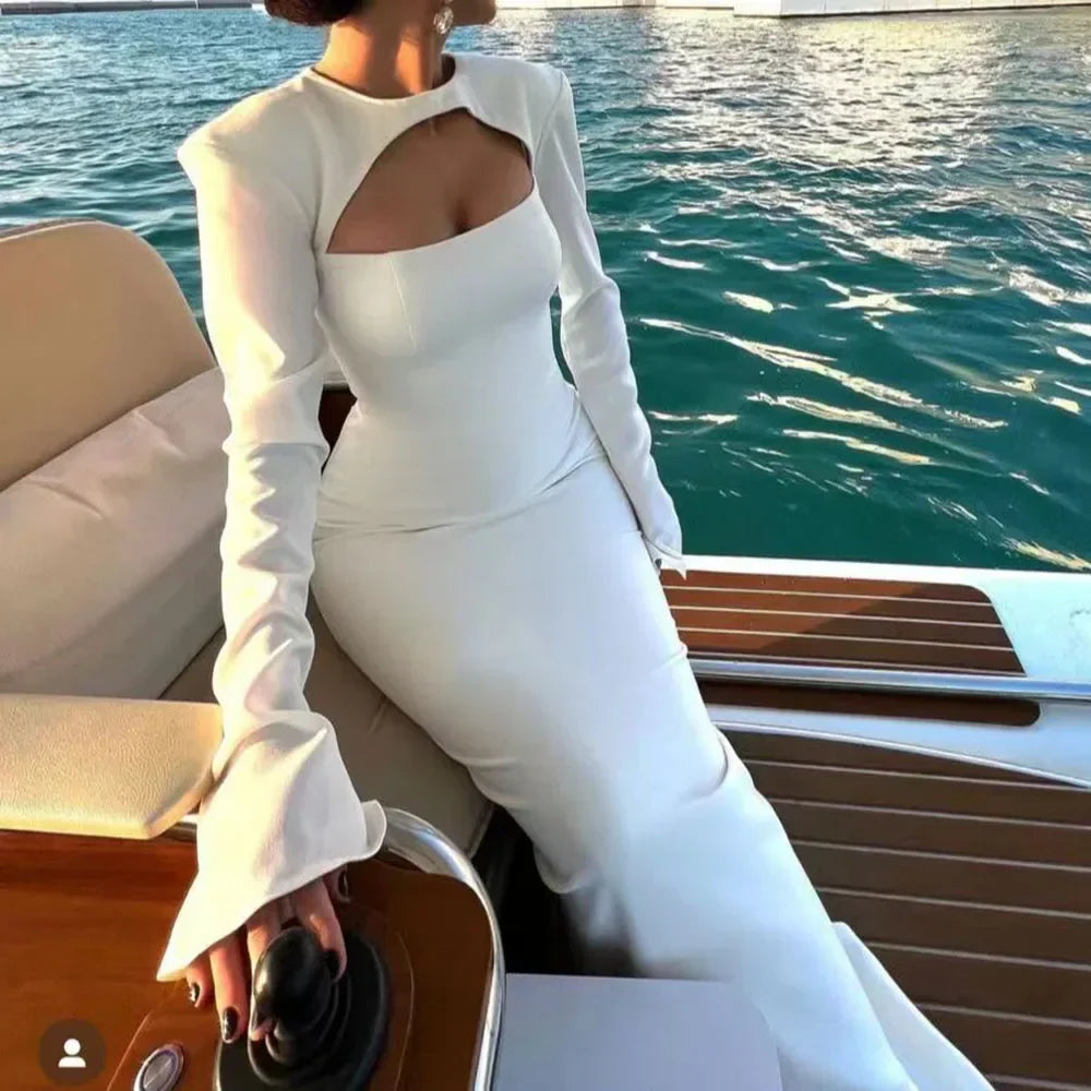 Vestidos de noche de lujo árabes con cordones, corte sirena, satén azul y negro, estilo Dubai 2025, para mujer, ideales para bodas y fiestas (LA72416) 