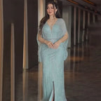 Robe de soirée sirène noire de luxe, style arabe, avec perles et diamants, pour femme, tenue de mariage, 2025, LA72288A 