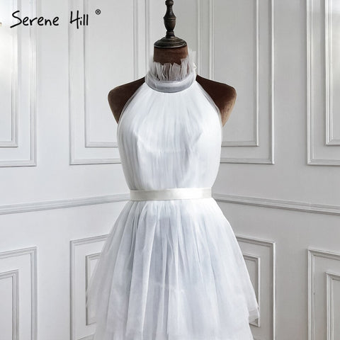 Blush Pink A-Line Evening Dresses Sleeveless Tiered Simple Ankle Length Formal Dress Design 2025 LA70700