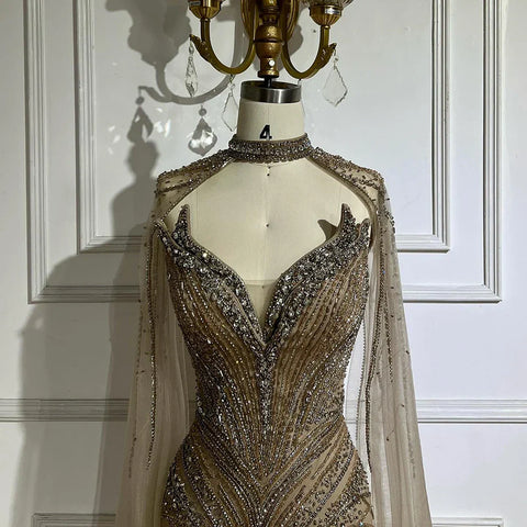 Robes de soirée de luxe de créateur, robes sirène pour occasions formelles LA72882 