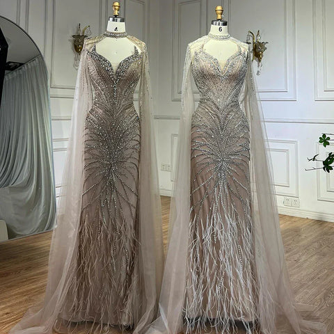 Robes de soirée de luxe de créateur, robes sirène pour occasions formelles LA72882 