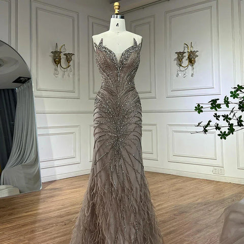 Robes de soirée de luxe de créateur, robes sirène pour occasions formelles LA72882 