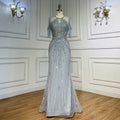 Caramel Cap Sleeves Tassel  Mermaid Beaded Evening Dresses Wedding Party Gowns For Mother of the Bride  2025 LA72069