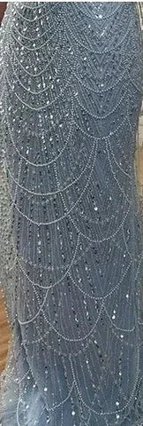 Nude Mermaid Arabia Beaded Evening Dress Gown with Detachable Skirt for Formal Occasion 2025 LA72243A