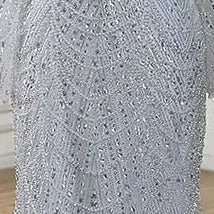 Nude Mermaid Arabia Beaded Evening Dress Gown with Detachable Skirt for Formal Occasion 2025 LA72243A