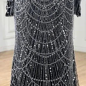 Nude Mermaid Arabia Beaded Evening Dress Gown with Detachable Skirt for Formal Occasion 2025 LA72243A