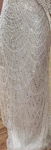 Elegante vestido de noche de lujo estilo sirena con hombros descubiertos, ideal para fiestas en Dubái (LA72243)