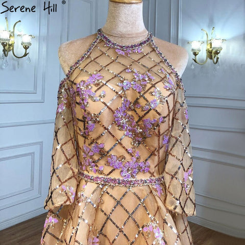 Gold Luxury  Ankle Length Midi dress Evening Party   Dresses Wedding  2025  Evening Gowns  For Woman Dresses LA71051