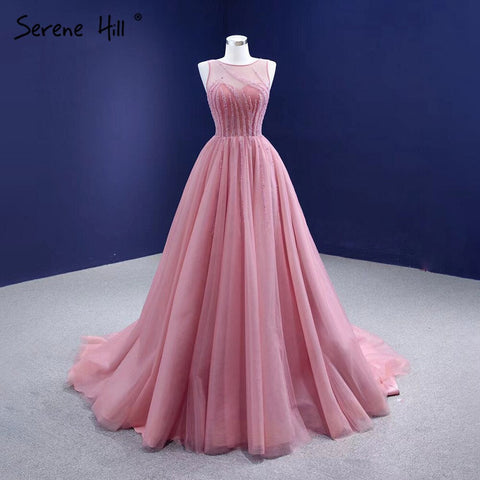 Green A-Line High-end Evening Dresses Gowns 2025 Sleeveless Beaded Sexy For Women Party HM67237