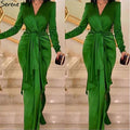 Green Satin Simple Evening Dresses Gowns 2025 Mermaid Elegant For Women Wedding Party LA71275