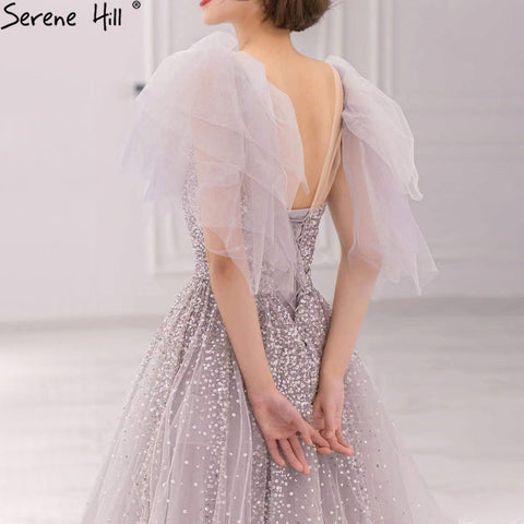 Lilac Luxury A-Line Evening Dresses Gowns 2025 Beaded Sparkle Sexy For Women Party LA71354A