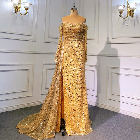 Lilac Mermaid Overskirt Evening Dresses Gowns 2025 Beaded Elegant Sexy For Women Party LA71630