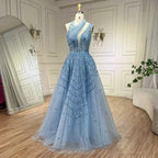 Luxury Beaded Lilac Evening Dresses for Women Wedding Party LA71778