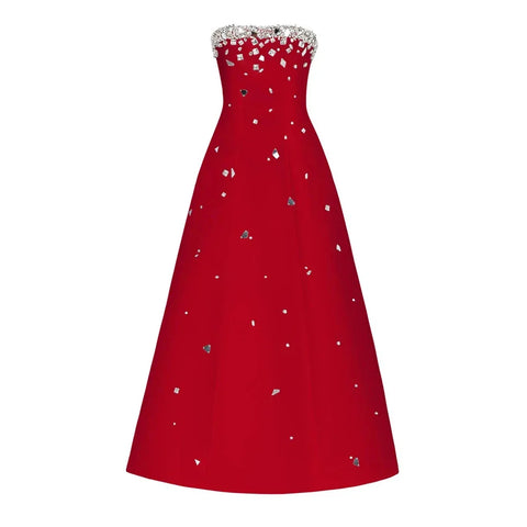 Luxury Dubai Black Beaded Evening Dress for Women 2025 Elegant Arabic Wedding Birthday Party Formal Gowns LA72498