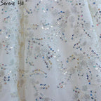 Luxury White Beading Wedding Dresses Gowns 2025 Sparkle Sleeveless Ball Gown Bridal Dress HM67254 Custom Made