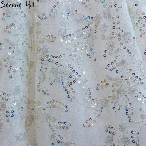 Luxury White Beading Wedding Dresses Gowns 2025 Sparkle Sleeveless Ball Gown Bridal Dress HM67254 Custom Made