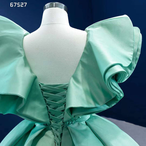 Mint Lace Up Bride Gowns Evening Dresses Gowns For Women Party 2025 High End Custom Made HM67527