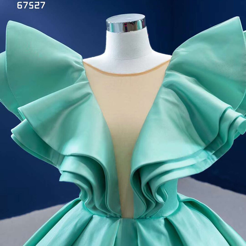 Mint Lace Up Bride Gowns Evening Dresses Gowns For Women Party 2025 High End Custom Made HM67527