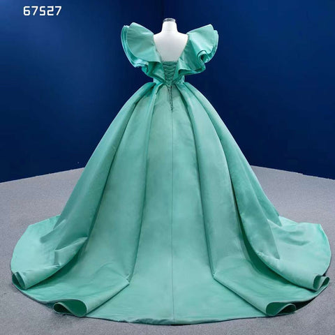 Mint Lace Up Bride Gowns Evening Dresses Gowns For Women Party 2025 High End Custom Made HM67527