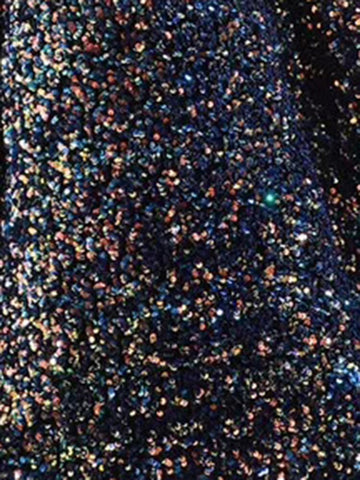 Muslim Bean Pink Gold Evening Dresses Gowns 2025 A-Line Luxury Sparkle For Women Party HM67124A