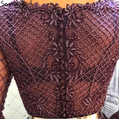 Muslim Green Satin Evening Dresses Gowns 2025 Beaded A-Line For Women Wedding Party LA71252