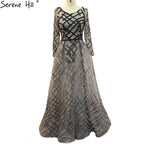 Muslim Pink Luxury Evening Dresses 2025 With Train Mermaid Crystal For Women Party LA70777