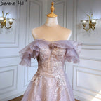 Pink A-Line Sexy Evening Dresses Gowns 2025 Beaded Sweetheart For Women Wedding Party LA71405
