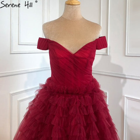 Vestidos de noche sexys de corte A en rosa, escote corazón, escalonados, sencillos, para mujer, fiesta, LA70725 