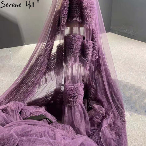 Vestidos de novia sexys con volantes rosas 2025, sin mangas, sencillos, de alta gama, HM67372, hechos a medida 