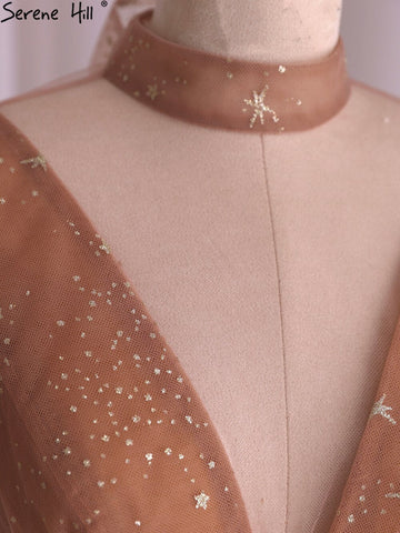 Vestidos de noche rosa con corte en A, mangas cortas, sexys, para mujer, para bodas y fiestas, LA70599