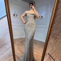 Sexy Pink Long Sparkly Girl Birthday Beaded Off Shoulder Formal  Dresses 2025 For Woman Wedding Party LA72020