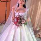 White Luxury Sexy Wedding Dresses 2025 Spaghetti Straps Beading High-end Bride Gowns HA2468 Custom Made