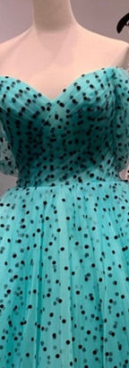 Sexy Midi Evening Dresses 2025 Big Puffy Ball Gown Ankle Length Formal Dress LA70568