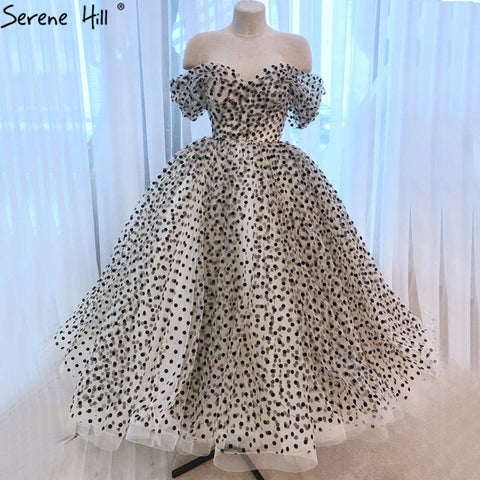 Vestidos de noche sexys midi 2025, vestido de fiesta con vuelo y largo hasta los tobillos, vestido formal LA70568 