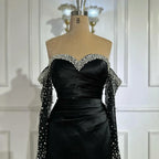 Elegant Sweetheart Yellow Satin Evening Dress LA72777
