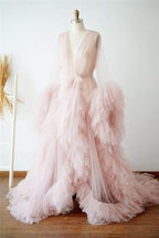 Vestido largo y fluido para sesión de fotos Vestido para embarazo 