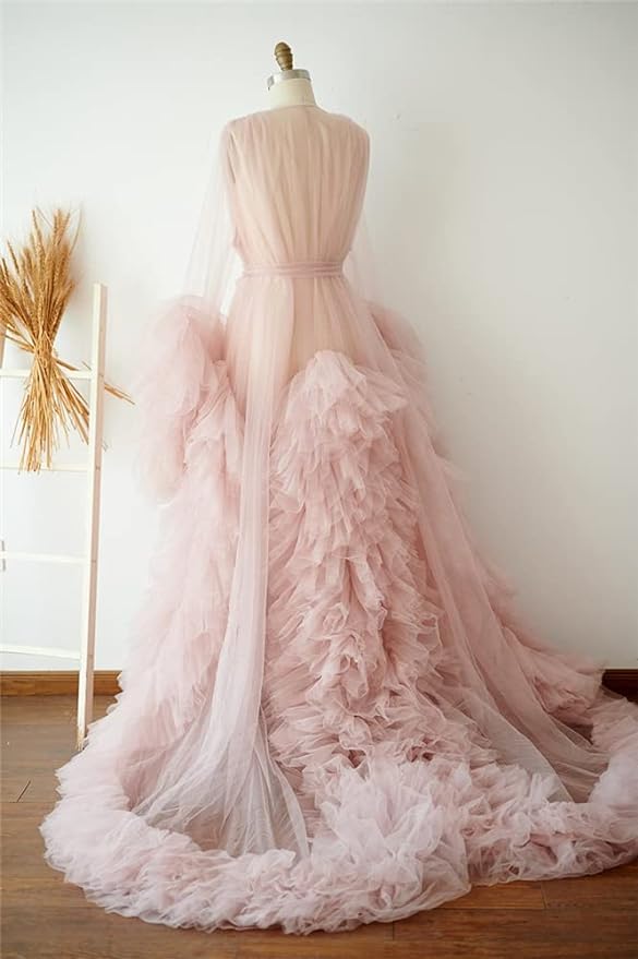 Vestido largo y fluido para sesión de fotos Vestido para embarazo 